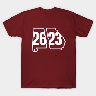 ALABAMA GEORGIA SCORE T-Shirt